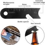 Fire Starter Magnesium Firestarter Flint Waterproof Outdoor Survival Kit with Striker for Campfires,Hiking,Hunting(4 Pack)