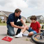 Camoredy Empty Mini First Aid Kit Bag Portable Waterproof Small First Aid Pouch for Emergency Supplies Travel Home Car (Red, Pack of 2)