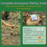 LoDinpo Mini Survival Fishing Kit–Compact Emergency Fishing Gear with Hooks,Line&Floats–Pocket Fishing Kit for Camping,Hiking,Backpacking,Bushcraft&Bug Out Bag–Great Gift for Men,Dads&Preppers