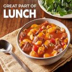 Progresso Pitmaster Steakhouse Style Steak and Bean, Gluten Free, Canned Soup, 18.5 oz