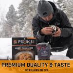 Peak Refuel Sweet Pork & Rice | Premium Freeze Dried Camping Food | Backpacking & Hiking MRE Meals | Just Add Water | 100% Real Meat | 40g of Protein | 2 Serving Pouch