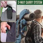 MOSSY OAK CNC-Machined Multitool Pliers, 27-in-1 Multi Tool with Pocket Knife, Fire Starter & Whistle, Bottle Opener, Screwdriver – Self-Locking Survival Tool for Camping & Hiking