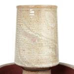 Creative Co-Op Stoneware Match Holder with Striker Plate, Reactive Glaze, Grey (Each One Will Vary)