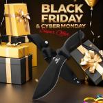 Mossy Oak 11.5'' Machete for Yard Work, Survival Kukri Machete Knife with Sheath, EDC Gear, Ergonomic Anti-Slip Handle, Stainless Steel Machetes for Cutting Trees, Gardening, Bushcraft and Hunting