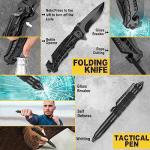 28-in-1-Survival Kits, Gifts for Men Dad Husband Him - Survival Gear and Equipment, Stocking Stuffers for Man Christmas Birthday Gifts, Unique Cool Gadgets for Camping, Hiking, Hunting, Fishing