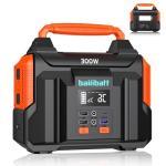 Portable Power Station 300W 257wh Lithium Battery Bailibatt Small Portable Generator for Home Use Camping Travel Emergency Hunting Outdoor, Large Power Bank with AC Outlet for Laptop