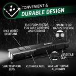 Energizer 1200SL-R Flashlight Recharegeable for EDC, Tactical Flashlight Ultra Bright, IPX4 Water-Resistant, USB-C Cable Included