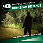 Energizer 1200SL-R Flashlight Recharegeable for EDC, Tactical Flashlight Ultra Bright, IPX4 Water-Resistant, USB-C Cable Included