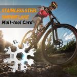 Stocking Stuffers Gifts for Men 18-in-1 Snowflake Multi Tool, Mens Gifts for Christmas Anniversary Birthday Gifts for Men Dad Him Husband, White Elephant Gifts for Adults Dad Who Wants Nothing