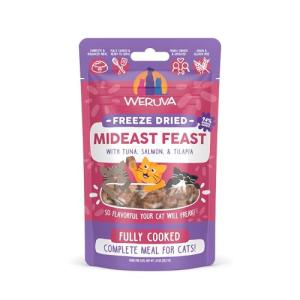 Weruva Cat Freeze Dried, Mideast Feast with Tilapia, 1oz Bag