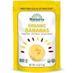NATIERRA Organic Freeze-Dried Bananas USDA Certified Organic, Vegan & Non-GMO 2.5 Ounce (Pack of 1)