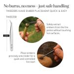 Fire Piston - Ferro Rod - 2 in 1 - Fire Piston Fire Starter Kit - Telescoping Fire Blower - Fire Starters for Campfires - Compression fire Starter Piston - Survival Tool - Camping Gifts for Men