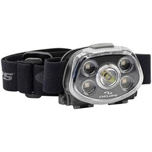 Cyclops Force XP Headlamp Tactical Durable Lightweight Compact IPX6 Water Resistant Adjustable Headband 5 Light Modes Bright 3 Color LEDs 350 Lumen Head Flashlight AAA Batteries Included