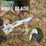 BIBURY Multitool Pliers Pro BI2045, Foldable Multitools with Replaceable Wire Cutters and Saw, Stainless Steel Multi Tool w/Upgraded Scissors and Screwdriver Set, Ideal for Camping, Hiking, Survival