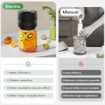 Wothfav Mason Jar Vacuum Sealer Kit, Electric Sealer for Wide, Regular Mouth Mason Jars, Portable Vacuum Sealer for Jars, Birthday Gifts for Her, Gifts for Mom, Grandma