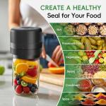 Wothfav Mason Jar Vacuum Sealer Kit, Electric Sealer for Wide, Regular Mouth Mason Jars, Portable Vacuum Sealer for Jars, Birthday Gifts for Her, Gifts for Mom, Grandma