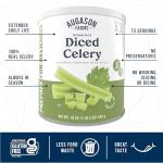 Augason Farms Dehydrated Cross Cut Celery Can, Emergency Food Supply, Everyday Meals, 36 Servings