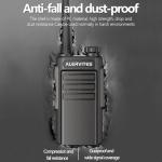 Walkie Talkies Long Range for Adults,Rechargeable UHF Handheld Strong Encrypted Handheld Two Way Radios Walky Talky with Noise Reduction,VOX and USB-C Charger for Camping Hiking Hotel,2Pack