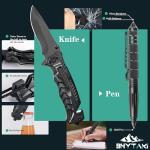 Survival Kits 37 in 1, Gifts for Men Dad Husband Christmas Valentine's Day, Emergency Survival Gear and Equipment, Camping Hiking Outdoor Adventure Cool Gadgets