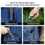 OLIGHT Arkfeld Pro Rechargeable EDC Flat Flashlight with Green Beam, UV and White LED Combo, 1300 Lumens Portable Pocket Lights, Triple Sources for Outdoors Emergency Working (Black CW)