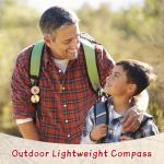 flintronic Camping Survival Compass, Waterproof Pocket Compass, with Luminous Function, for Hiking Camping Hunting Outdoor Military Navigation Tool