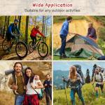 flintronic Camping Survival Compass, Waterproof Pocket Compass, with Luminous Function, for Hiking Camping Hunting Outdoor Military Navigation Tool