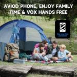 Walkie Talkies for Adults Long Range, Rechargeable Walkie Talkie 22 FRS Channels Two Way Radios with Noise Reduction, Volume Adjustment, LED Flashlight,1200mAh Rechargeable Battery (4 Pack Black)