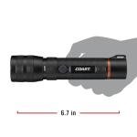 Coast G60R 1000 Lumen Waterproof Rechargeable LED Flashlight, 2-Pack