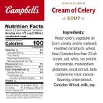 Campbell's Condensed Cream of Celery Soup, 10.5 oz Can