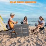Grecell Portable Power Station 330W (Peak 600W) with 40W Solar Panel, GRECELL 230.88Wh Solar Generator 60W USB-C PD, 110V Pure Sine Wave AC Outlet, Lightweight Backup Battery for Camping, Travel, RVs
