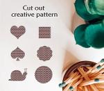 3 Sheets Match Striker Paper with Adhesive Match Striker Paper Sheets 11 X 8.5 Honeycomb Pattern Random Cut