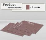 3 Sheets Match Striker Paper with Adhesive Match Striker Paper Sheets 11 X 8.5 Honeycomb Pattern Random Cut