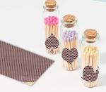 3 Sheets Match Striker Paper with Adhesive Match Striker Paper Sheets 11 X 8.5 Honeycomb Pattern Random Cut