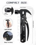 BIBURY Hammer Multitool, Christmas Stocking Stuffers for Men, 12-in-1 Survival Gear Outdoor Multi Tool, Gifts for Men Dad Him Husband, White Elephant Gifts for Adults, Anniversary Christmas Gifts