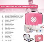 305Pcs Car First Aid Kit Refill Supplies for Business Home First Aid Emergency Kits for Office Business Compact Lovely Bag for Outdoor Activities Skating Boating