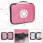 305Pcs Car First Aid Kit Refill Supplies for Business Home First Aid Emergency Kits for Office Business Compact Lovely Bag for Outdoor Activities Skating Boating