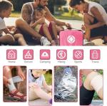 305Pcs Car First Aid Kit Refill Supplies for Business Home First Aid Emergency Kits for Office Business Compact Lovely Bag for Outdoor Activities Skating Boating