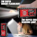 20000mah Emergency Radio, SW/NOAA/AM/FM Weather Radio, Solar Powered Hand Crank Charger with Big Battery Powered, Portable, Cellphone Charge, SOS, Flashlight for Emergency/Home