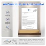 Waterdrop Compact Electric Water Filter Pitcher, 200-Gallon Rechargeable Instant Powerful Dispenser, NSF/ANSI 42&53&401, Reduce PFAS, Lead, Chlorine, 14-Cup, Blue, with 1 Filter, Does not Lower TDS