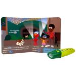 Sesame Street - Nighttime on Sesame Street with Elmo - Book and 5-Button Sound Flashlight Toy Set - PI Kids