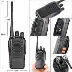 Baofeng Walkie Talkies bf-888s Professional Two-Way Radios Rechargeable Interphone Long Range UHF Communicator for Adults Handheld 5 Pack Walky Talky Set with Earpiece,Li-ion Battery and Charger