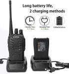 Baofeng Walkie Talkies bf-888s Professional Two-Way Radios Rechargeable Interphone Long Range UHF Communicator for Adults Handheld 5 Pack Walky Talky Set with Earpiece,Li-ion Battery and Charger