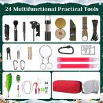 Survival Advent Calendar 2025 for Adult Men Women- 24 Days of Christmas Advent Calendar with Survival Gear for Outdoor Camping, Fishing, Hiking - Surprise Gift for Adults and Teenagers