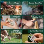 Survival Advent Calendar 2025 for Adult Men Women- 24 Days of Christmas Advent Calendar with Survival Gear for Outdoor Camping, Fishing, Hiking - Surprise Gift for Adults and Teenagers