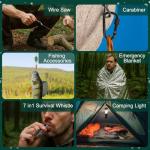 Survival Advent Calendar 2025 for Adult Men Women- 24 Days of Christmas Advent Calendar with Survival Gear for Outdoor Camping, Fishing, Hiking - Surprise Gift for Adults and Teenagers