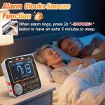 NOAA Weather Alert Radio for Home - S.A.M.E. Localized Programming, 23 Country Codes & 75+ Emergency Alerts NOAA Weather Radio with Battery Backup External Antenna and Warning Light for Home