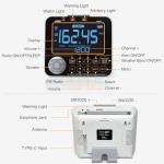 NOAA Weather Alert Radio for Home - S.A.M.E. Localized Programming, 23 Country Codes & 75+ Emergency Alerts NOAA Weather Radio with Battery Backup External Antenna and Warning Light for Home