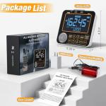 NOAA Weather Alert Radio for Home - S.A.M.E. Localized Programming, 23 Country Codes & 75+ Emergency Alerts NOAA Weather Radio with Battery Backup External Antenna and Warning Light for Home