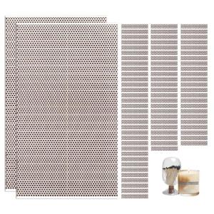 80 PCS Match Striker Stickers, 2.35" Match Striker Paper with Adhesive, Ideal for Fireplace Matches (Brown)