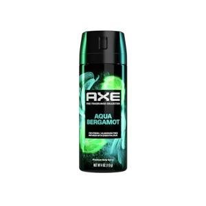 AXE Fine Fragrance Collection Premium Deodorant Body Spray for Men Aqua Bergamot with 72H Odor Protection and Freshness Infused with Aqua, Bergamot, and Sage Essential Oils 4 oz